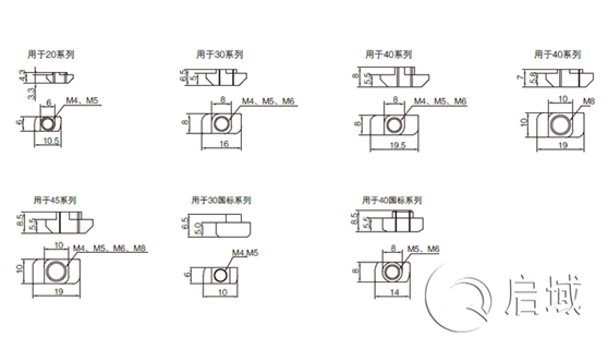 T型螺栓規(guī)格圖